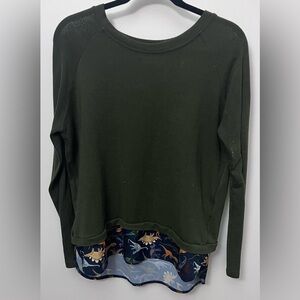 Olive Green Women's Tunic Top